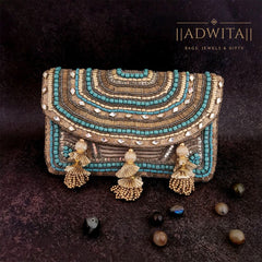 Adwita - Golden Boho Fusion Bag Aabidhah