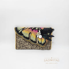Adwita - The Personalise Evil Eye Bag In Feather
