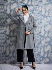 athena single breasted trench coat