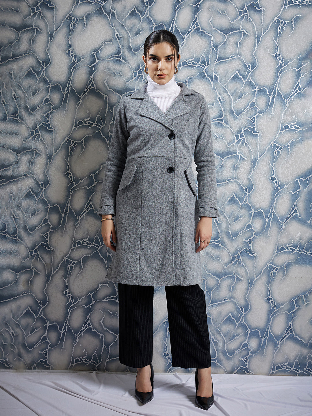 athena single breasted trench coat