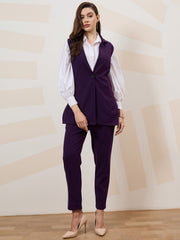 athena immutable v neck sleeveless slim fit blazer with trousers 2