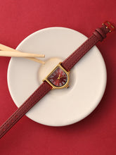 The Minimal Oval Watch - Classic Red