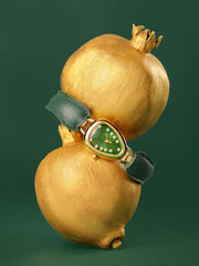The Olive Designer Watch - Emerald Green