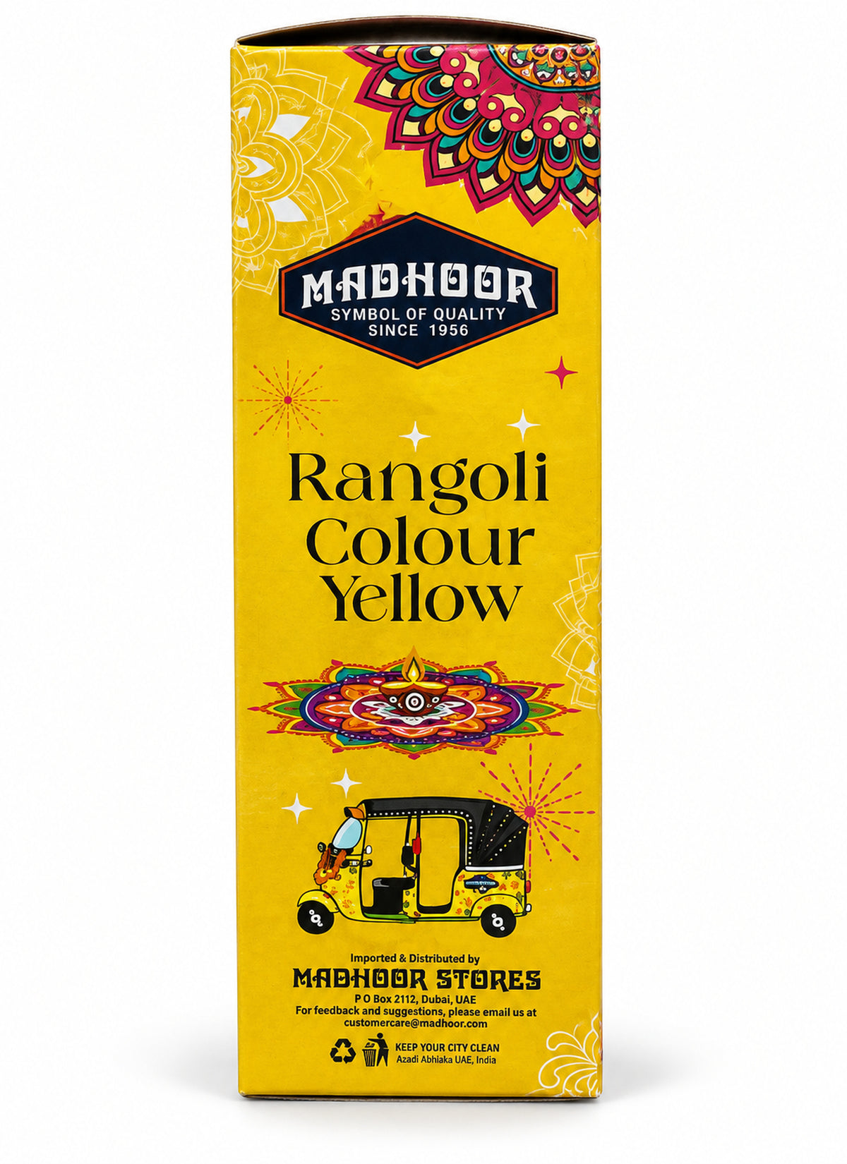 Rangoli Powder Yellow 250gm 1 Piece