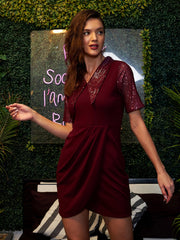 athena women embellished polyester bodycon mini dress 1