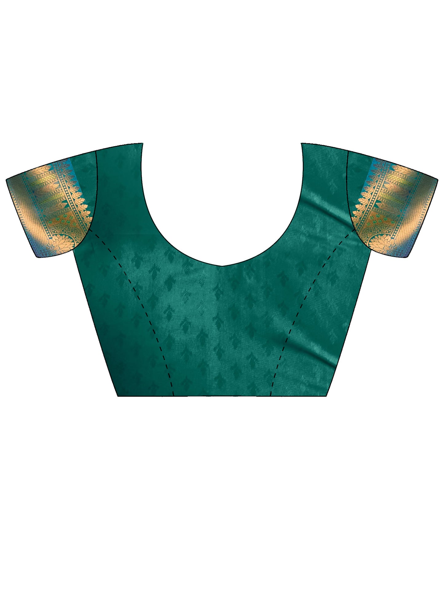Women's Kanjeevaram Silk Teal blue Woven Design Designer Saree With Blouse Piece