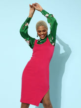 athena fuchsia bodycon dress