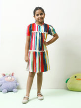 athena multicolor lace dress