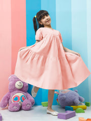 athena girl puff sleeve balloon dress 3