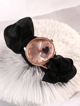 ساعة سكرانشي هارت راوند - أسود أونيكس