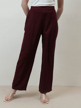 athena immutable women relaxed straight leg easy wash pleated trousers 7