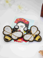 Bumblebee Beaded Earrings