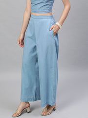 Denim Parallel Trousers