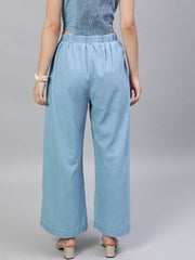 Denim Parallel Trousers