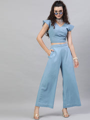 Denim Parallel Trousers