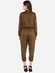 جمبسوت نسائي زيتوني اللون