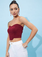 athena strapless tube crop top 1