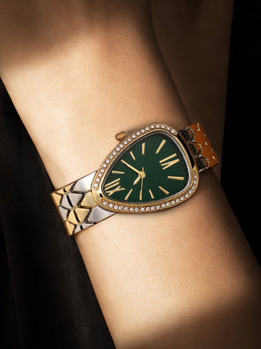 The Aurora Dual Tone Watch - Gold