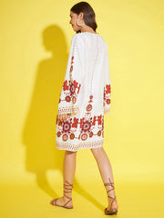 StyleStone - Women's 3 Piece Shrug, Inner & Shorts Rayon Co - Ord Set