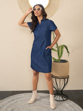 Stylestone - Women'S Denim Dress With Pockets