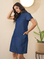 Stylestone - Women'S Denim Dress With Pockets