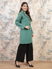 athena knee length notched lapel wool overcoat 1