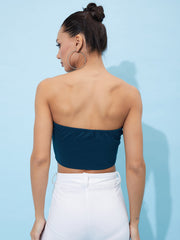 athena strapless crop tube top