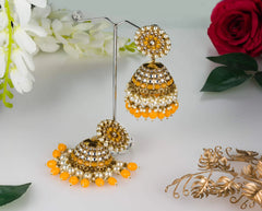 Subhadr-a Yellow Jhumki.