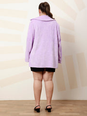 athena ample front open fur overcoats