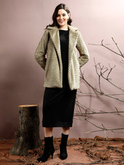 athena self design hip length overcoat 2