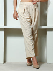 athena immutable women relaxed easy wash pleated trousers