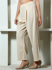 athena immutable women relaxed easy wash pleated trousers
