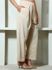 athena immutable women relaxed easy wash pleated trousers