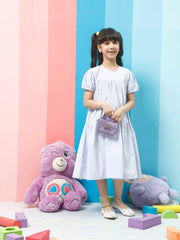 athena girl puff sleeve balloon dress 1