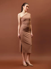 athena women one shoulder bodycon midi dress 1