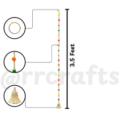 Door Hangings for Home Decoration Pom Pom Side Hangings 2Pcs