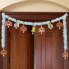 Cow & Lotus Toran Hanging for Home Decor,Office Decor|Diwali Decoration 1Pcs