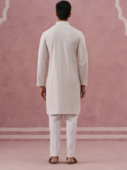 Viscose Rayon Traditional Embroidered Kurta Pyjama