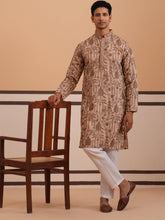 Men S Ethnic Embroidered Kurta Pyjama
