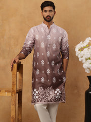 Printed Cotton Blend Kurta Pyjama Set