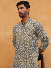 Printed Embroidered Kurta Pyjama Set