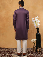 Premium Silk Blend Embroidered Kurta Pyjama