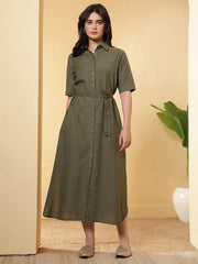 women maxi dress with side slit