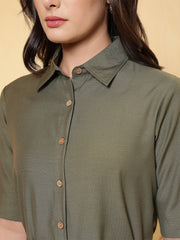 women maxi dress with side slit