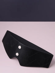 Haute Sauce - Black Solid Corset Belt