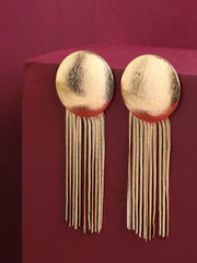 SOHI - Gold Plated Designer Stone Drop Earring