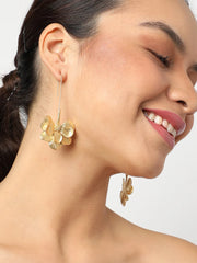 SOHI - Gold Plated Designer casual Drop Earring