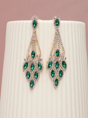 SOHI - Gold Plated Party Designer Stone Drop Earring
