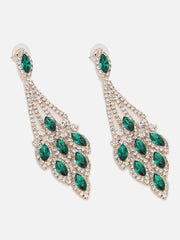 SOHI - Gold Plated Party Designer Stone Drop Earring