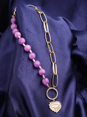 SOHI - Gold Plated Pearls Necklace